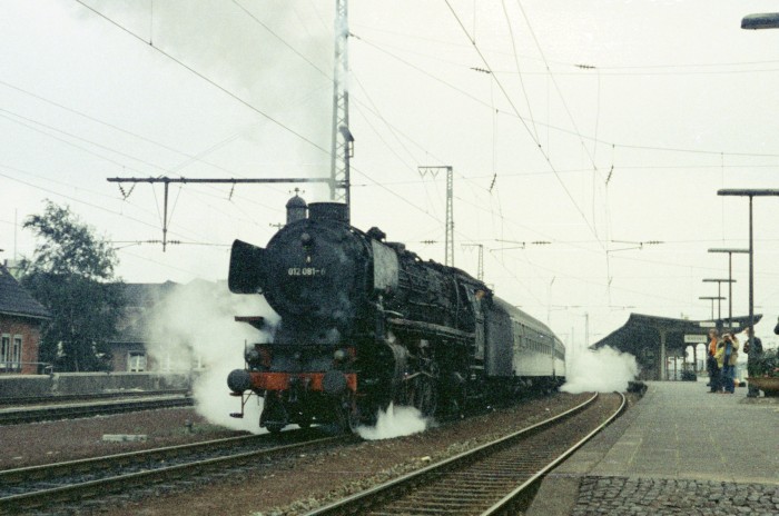 012 081 D 735 Abfahrt in Rheine, Juli 1974