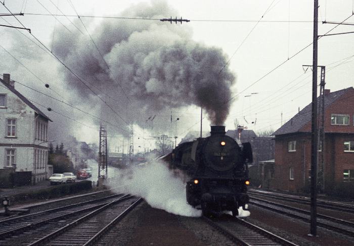042 106 Durchfahrt Pbf Rheine, am 20.03.1975