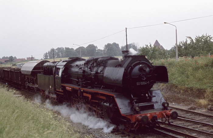50 0064 Nahgüterzug bei Hornstorf, 17.06.1977