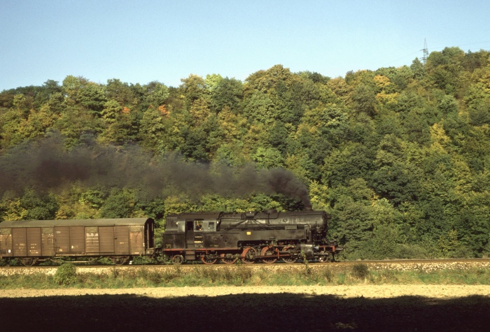 95 0014 mit P 18005 bei Kaulsdorf, am 08.10.1978