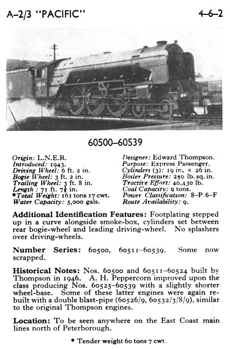 Beschreibung LNER + BR A2 (8P8F)