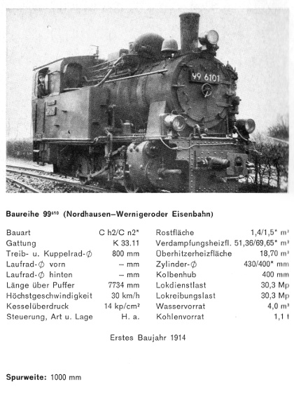 Kurzbeschreibung der Lokomotiven 99 6101 und 6102 - Teil 1