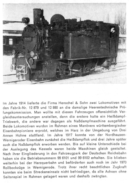 Kurzbeschreibung der Lokomotiven 99 6101 und 6102 - Teil 2