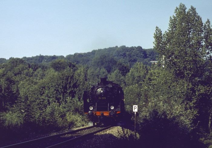 24 009 auf der TWE hinter Tecklenburg, am 05.09.1981