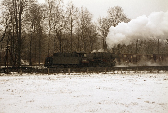 050 473 Tv Güterzug hinter Walkenried, 17.03.1976