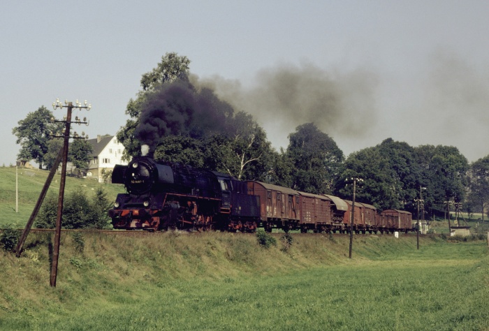 50 3661 mit Ng 69354 vor Zwönitz, 31.08.1983