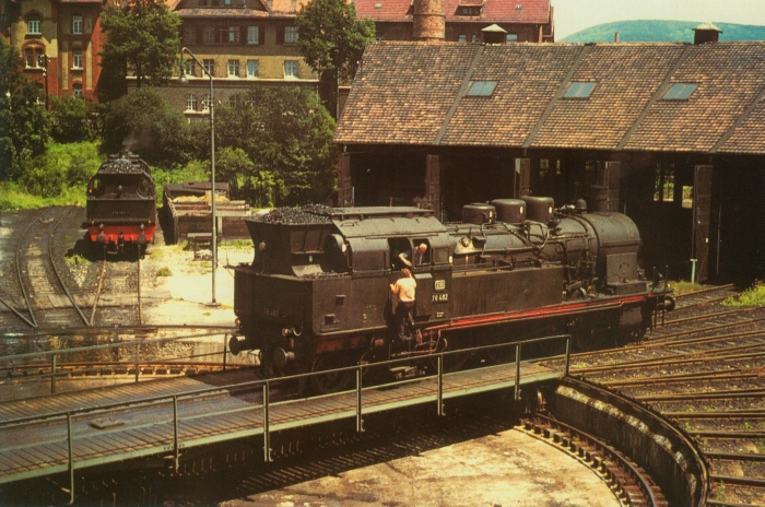 78 482 im Bw Aalen, September 1969