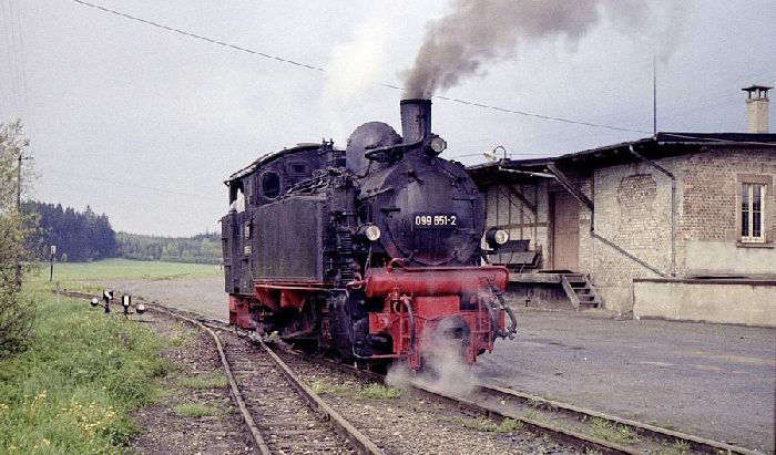 099 651 in Bad Schussenried Frühjar 1969