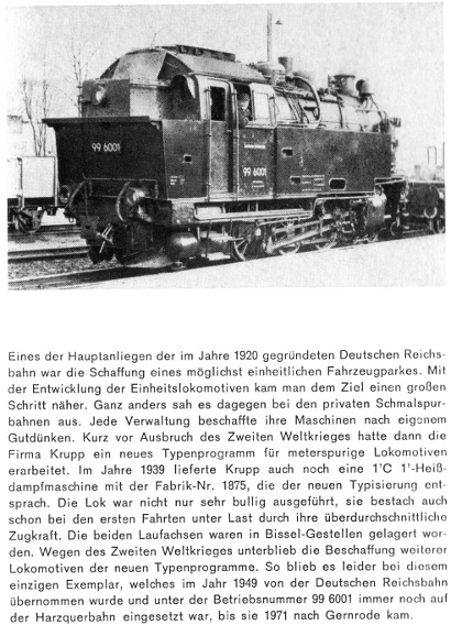 Kurzbeschreibung der Lokomotive 99 6001 - Teil 2