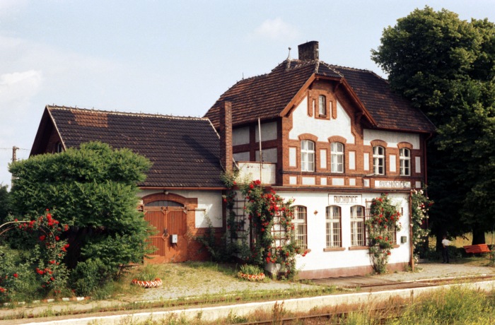 Bahnhof Ruchocice am 05.07.1995